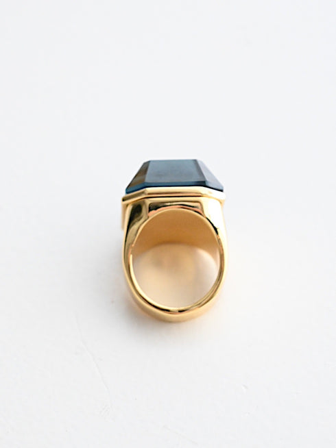 Eme ring - smoky blue